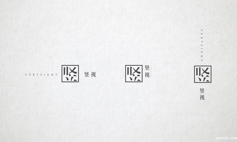 竖式科技品牌视觉设计